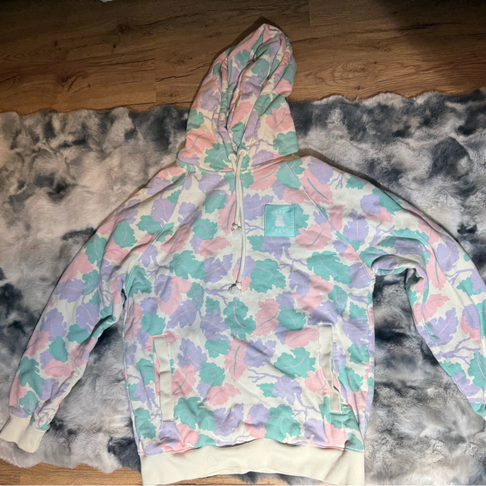Pastel Floral Teddy Fresh Hoodie